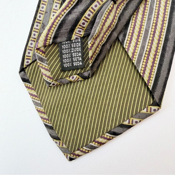 Men’s Fanti Designer Italian Silk Necktie - Picture 5 of 5